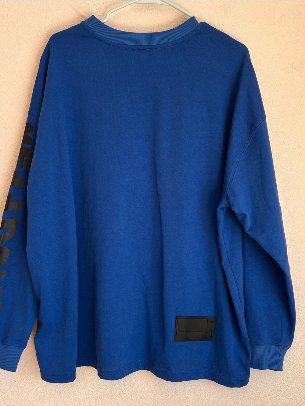 We11done Womens Oversized XS Fall 2020 Collection Paris Long Sleeve Shirt Blue - Picture 6 of 9